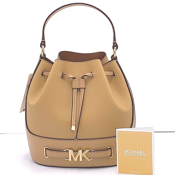 Michael Kors Reed Camel Pebbled Leather Tote
